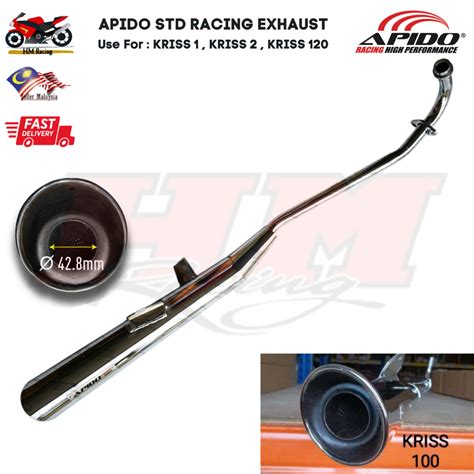 KRISS KRISS1 KRISS2 KRISS100 MR1 EX5 DREAM STD RACING EXHAUST EKZOS