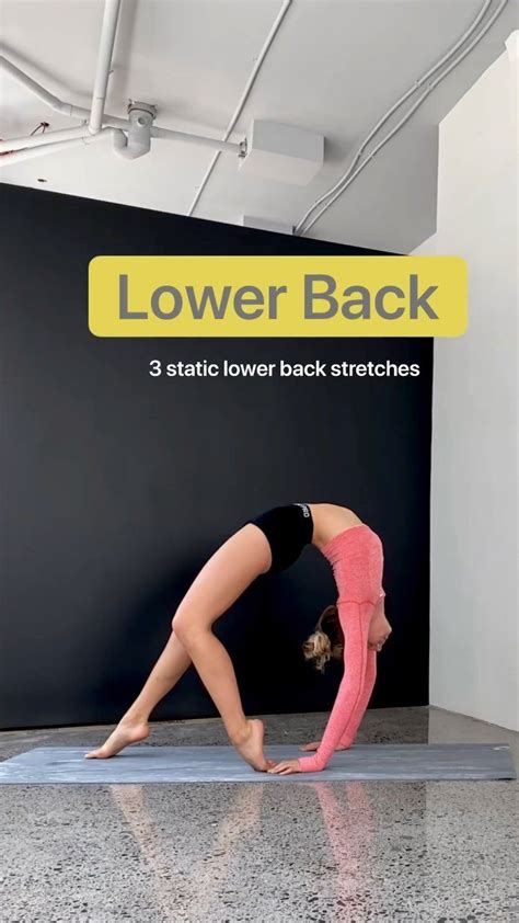 Tumble Flip Split Tips On Instagram 3 Static Stretches For Your Lower