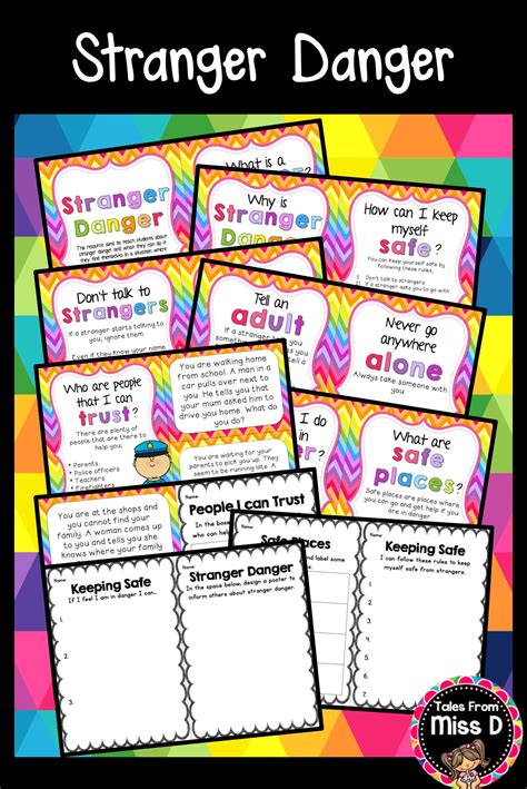 Free Printable Stranger Danger Activities Printable With Key ...