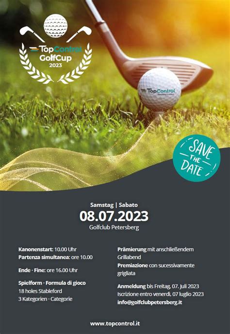 TOP CONTROL GOLF CUP 2023 GOLFCLUB PETERSBERG Golf in Südtirol