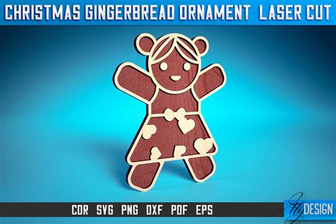 Christmas Gingerbread Laser Cut Svg Graphic By Flydesignsvg · Creative