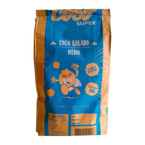 COCO RALADO MÉDIO SUPER BRAZIL UP 5 KG Cecoti