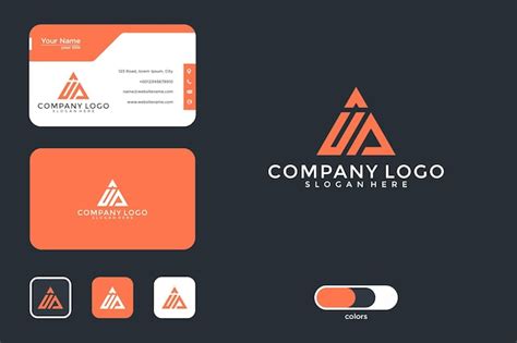 Premium Vector Monogram Logo Design And Business Card