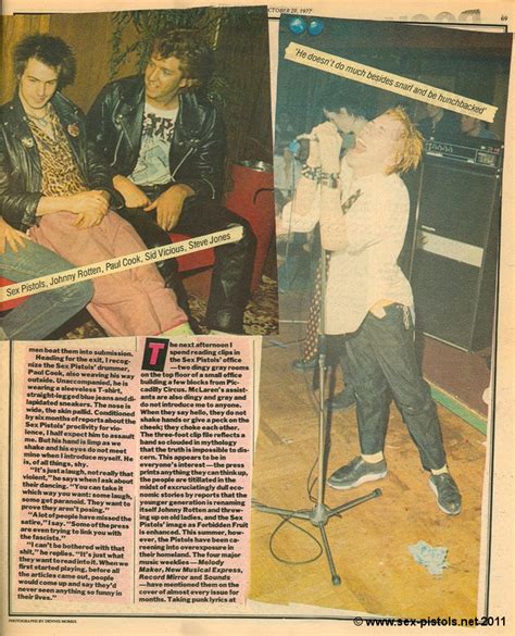 God Save The Sex Pistols Rolling Stone Th October