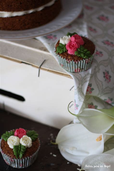 Dulces Para Un Angel Tarta Y Cupcakes De Zanahoria Naked Cake