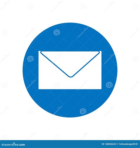 E-mail symbol. Email icon stock illustration. Illustration of address ...