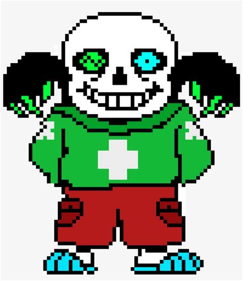 Undertale Sans Sprites Png Png Download Sans Pixel Art Transparent ...