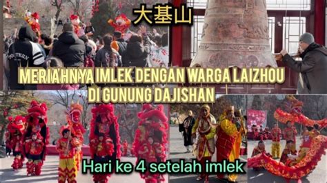 Meriahnya Berbgai Pertunjukan Imlek Dengan Warga Laizhou China Di