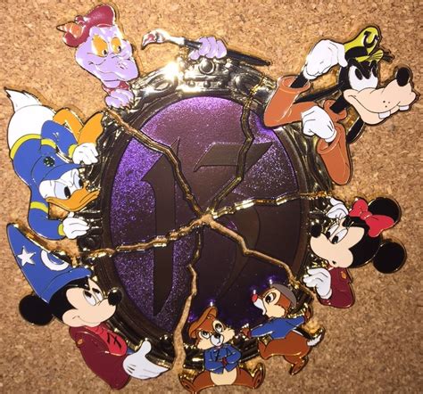 13 Reflections Of Evil Mirror Pin Board Set Disney Trading Pin Series