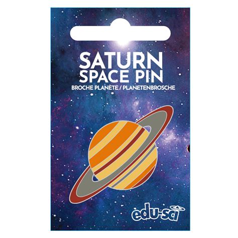 Saturn Enamel Pin Edu Sci