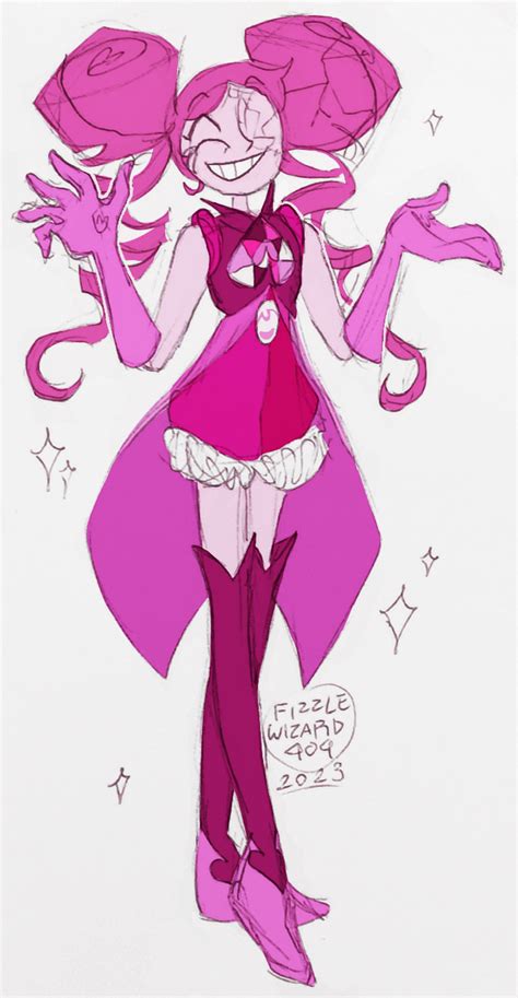 Aster ᗜ — Spinel Pink Pearl Fusion Her Name Is Rasberyl