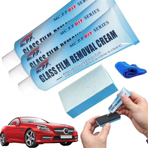 Amazon LONGLUAN Car Glass Oil Film Cleaner Glass Film Removal