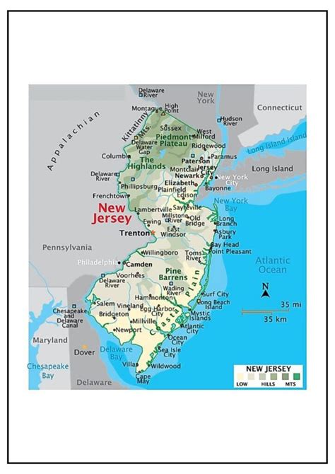 New Jersey County Map Map Of NJ Counties And Cities