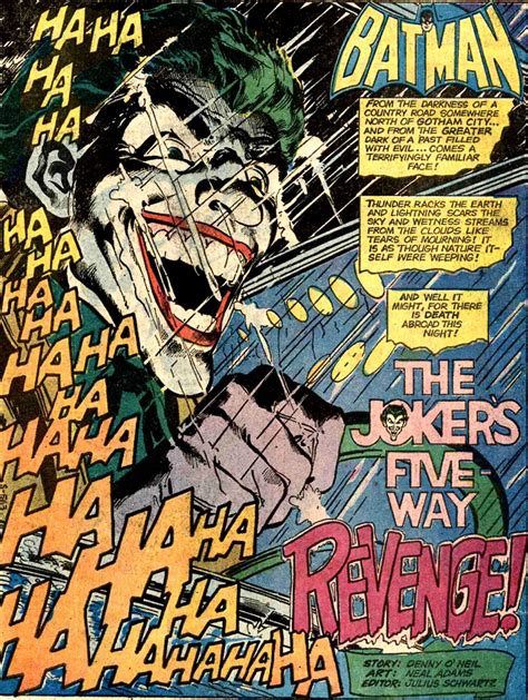 La Semana De Denny ONeil Batman 251 Reinventando Al Joker Junto Con