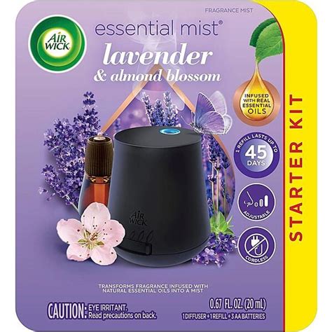 Air Wick Essential Oils Diffuser Mist Kit (Lavender & Almond Blossom) $5.28 + Free S&H w/ Prime ...