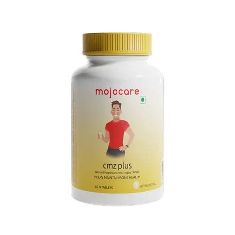 Pharmaceutical Cream Mojocare Cmz Plus Calcium Magnesium Zinc Tablets