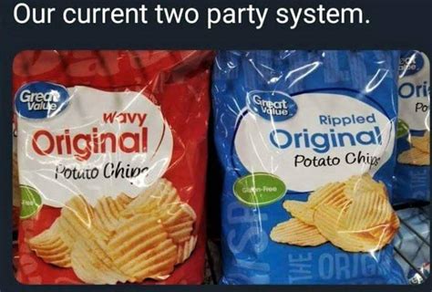 Great Value Party Size Original Wavy Potato Chips 13 Oz 47 Off