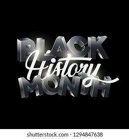 Black History Month Logo Design Black Stock Vector (Royalty Free ...