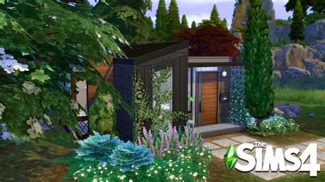 Food Blogger Tiny House No Cc The Sims 4 Speed Build Youtube