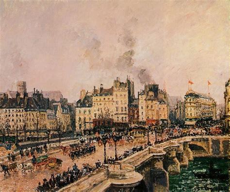 The Pont Neuf 2 1902 Painting Camille Pissarro Oil Paintings