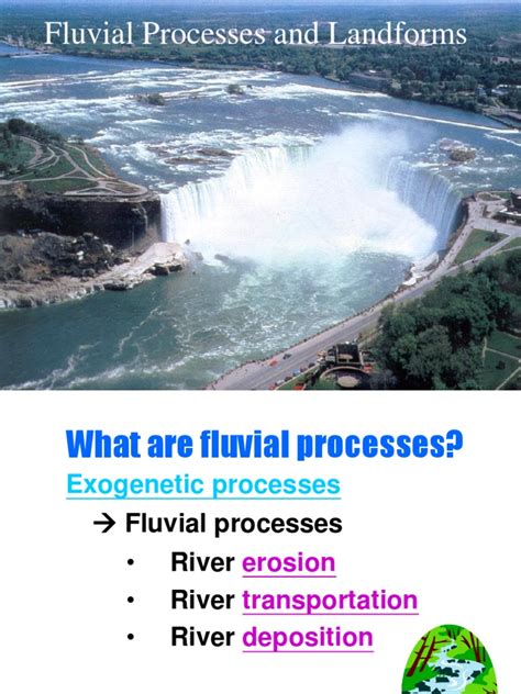 Fluvial Processes and Landforms | Erosion | Deposition (Geology)