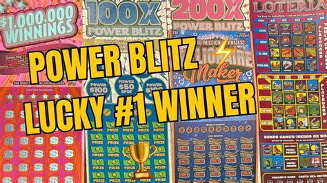 POWER BLITZ 2 MATCHES MIX TEXAS LOTTERY TICKETS GOOD SESSION