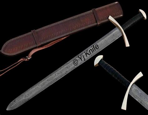 Handmade Damascus Steel Battle Ready Combat Fantasy Swords Inspire Uplift