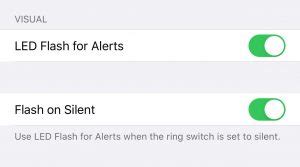 How To Turn On Led Flash Light For Alerts And Notifications On Iphone