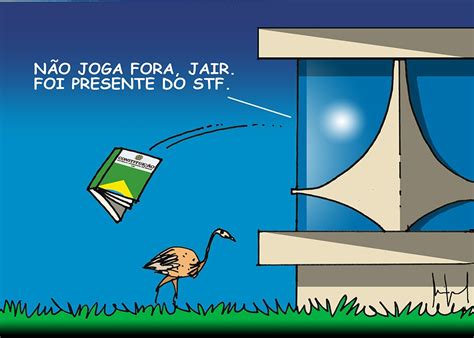 Charge O Presente Do Stf A Bolsonaro Por Miguel Paiva