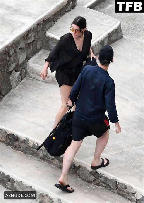 Courteney Cox Sexy Seen Flaunting Her Hot Bikini Body In Positano AZNude