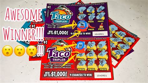 Awesome Winner On Brand New Taco Tripler California Lottery