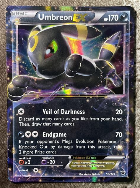 Umbreon EX XY Fates Collide Hobbies Toys Toys Games On