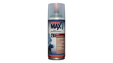 Spray Max 2k Epoxy Grundierfüller Schwarz 400 Ml