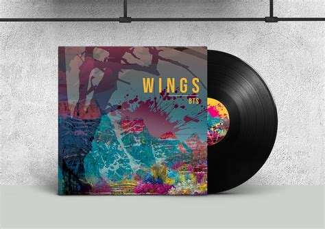 bts wings album redesign  behance
