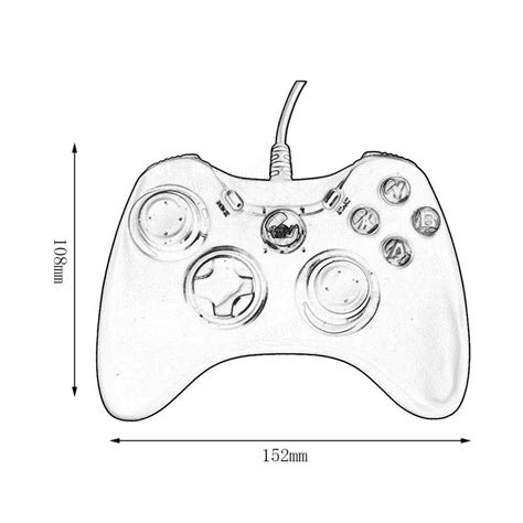 Xbox 360 Controller Drawing at GetDrawings | Free download