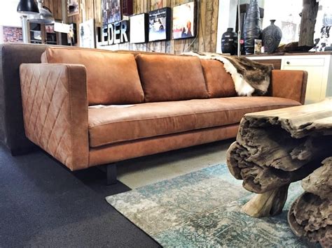 Nieuwe Design Bank Aragon Van Het Anker In Africa Leder Walnut Sofa