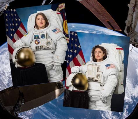 Dos Mujeres Astronautas En La Primera Caminata Espacial Exclusivamente