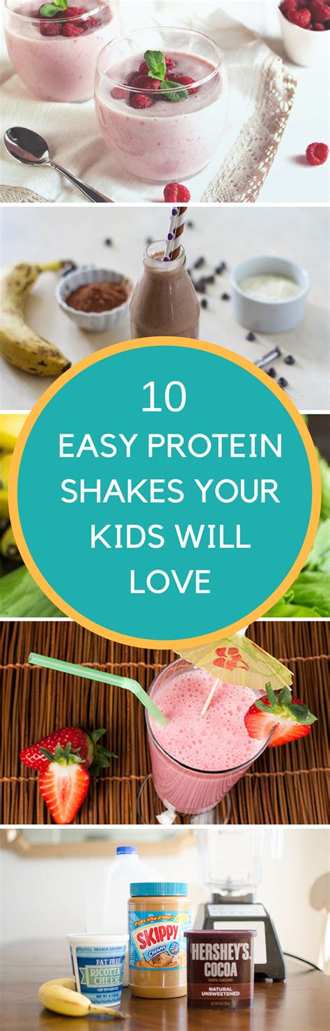 10 Amazing Protein Shake Recipes Your Kids Will Go Crazy For! | Shake ...