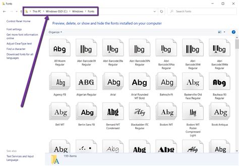 Managing Fonts – SA International