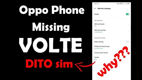 How To Enable Volte In Oppo F For Dito Sim To Utilize The Call Text