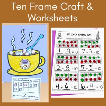 Hot Cocoa Math Numbers To Ten BUNDLE Craft Activities And Printables