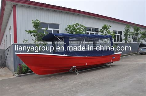 Liya 7 6m 25FT Fiberglass Fishing Boat Panga Boat Hull CE Certification