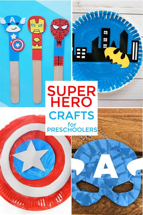 Superhero Crafts For Preschoolers Superhero Crafts Preschool Crafts