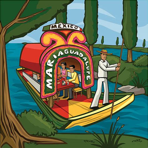 Lake Xochimilco Illustrations, Royalty-Free Vector Graphics & Clip Art ...