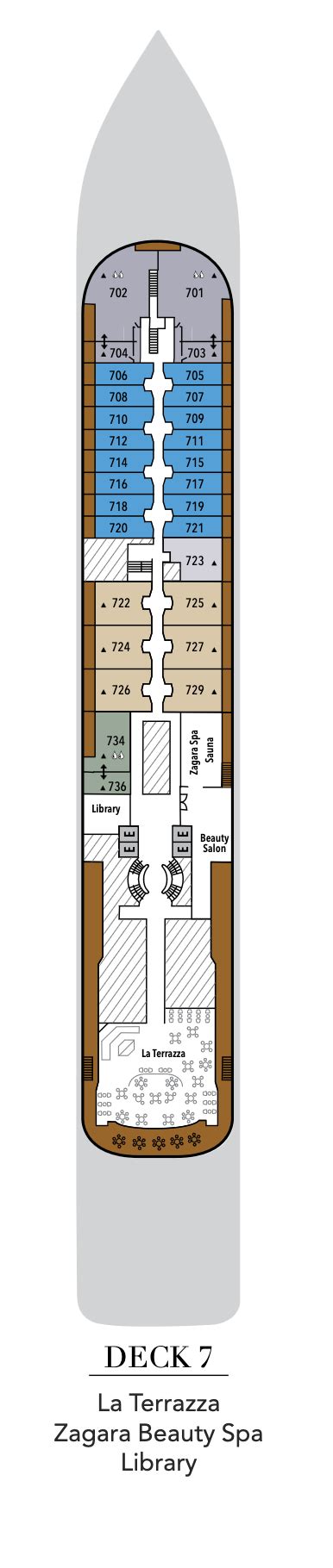 SILVER CLOUD DECK PLANS - Silver Sea Luxury Ship