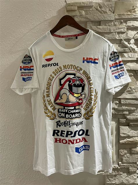 Vintage Marc Marquez 93 World Champion Moto Gp Honda Repsol T Shirt Grailed