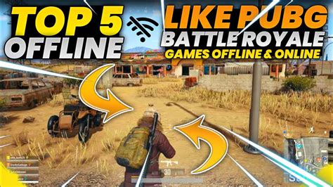 Top 5 BATTLE ROYALE Games Like PUBG Offline Online Like Pubg Mobile