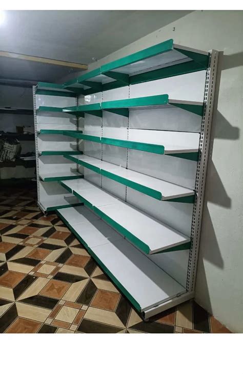 Mild Steel 7 Shelves Wall Mounted Display Rack 8 Feet At Rs 3000 Piece