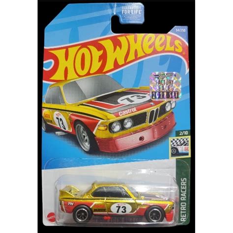 Hot WheeLs 73 BMW 3 0 CSL RACE CAR Super Treasure Hunt Price Includes Card Protector