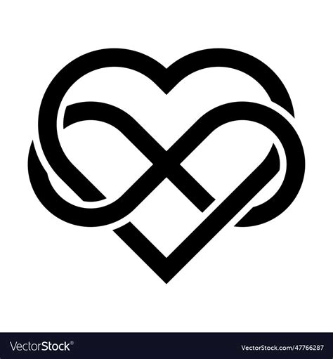 Infinity icon eternal life idea eternity symbol Vector Image